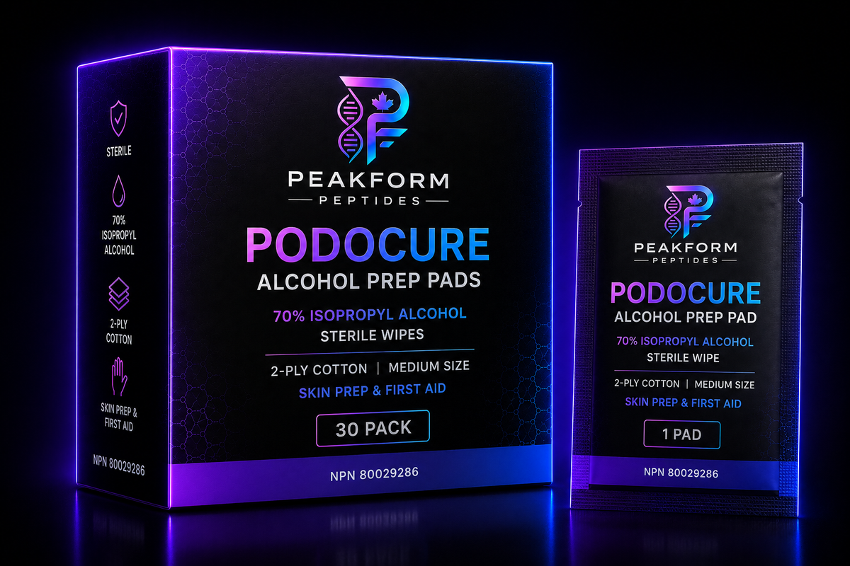 Alcohol Prep Pads – 70% Isopropyl Alcohol Sterile Wipes – Pack of 30